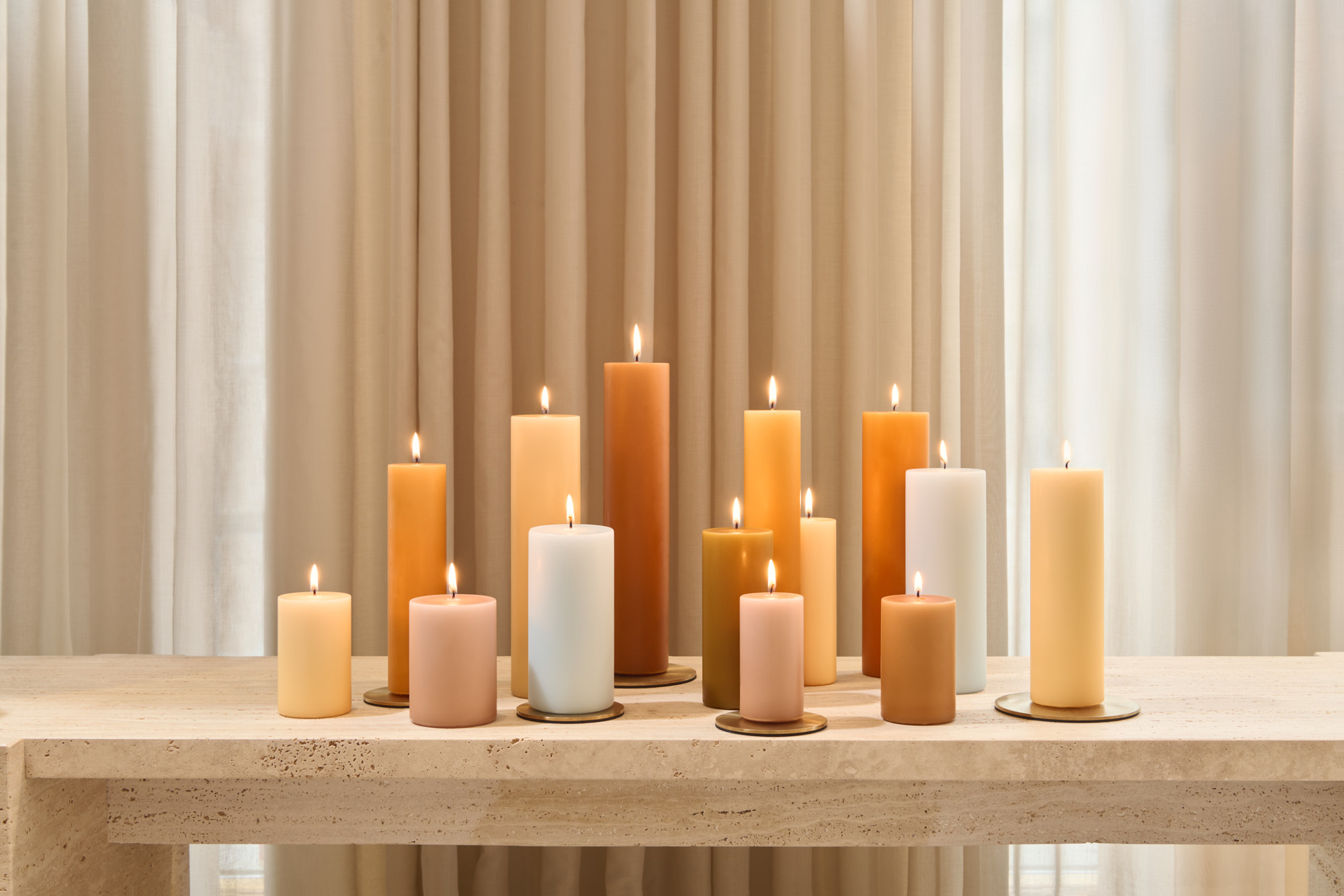 Pillar candles