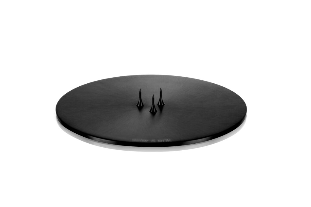 Candle_plate_black_matt