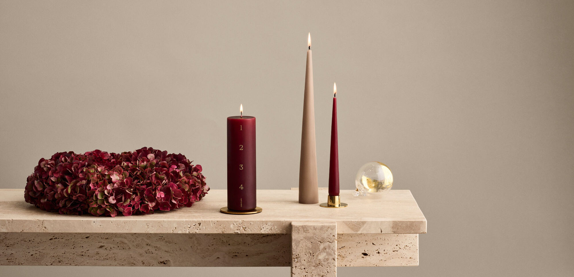 Advent candles