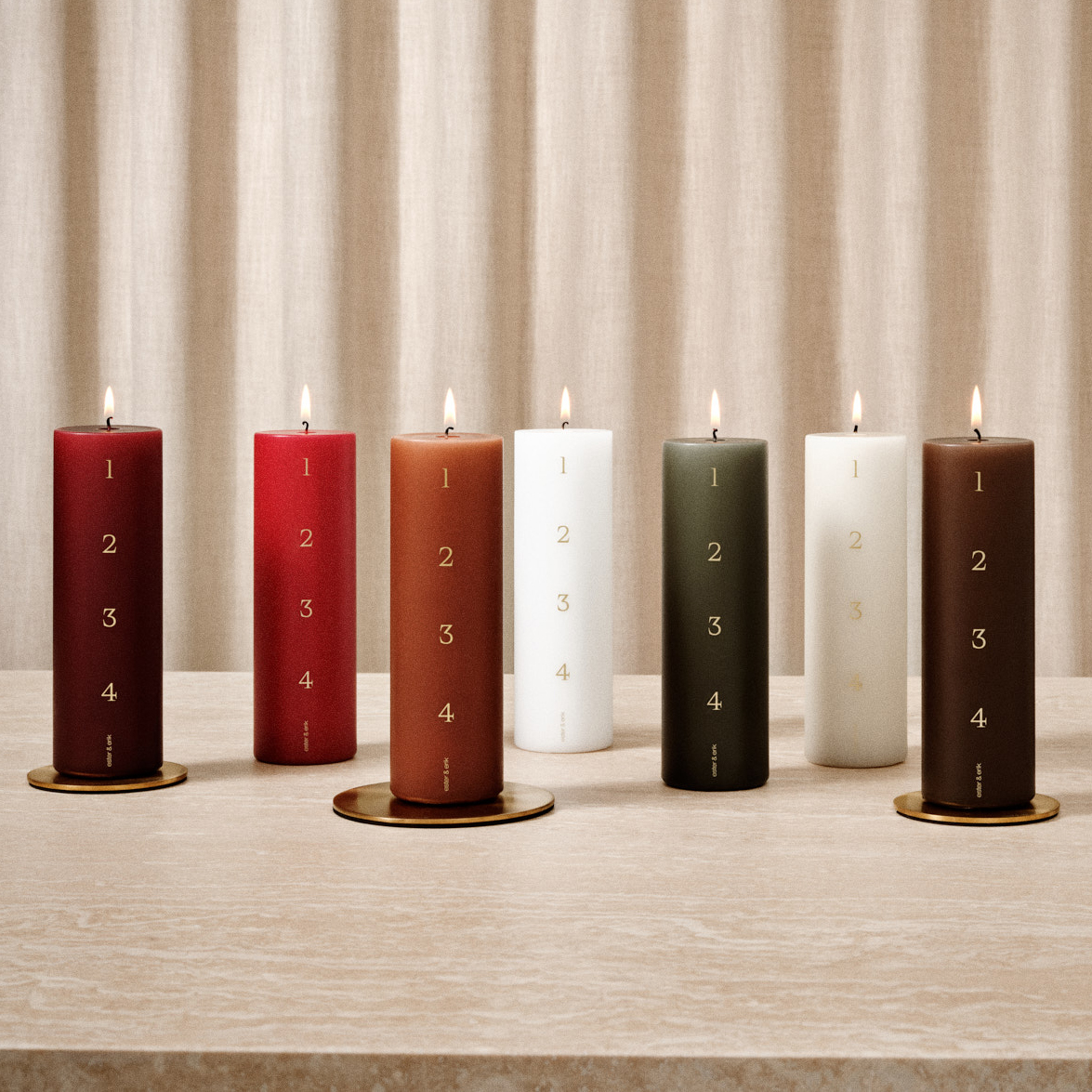 Advent candles