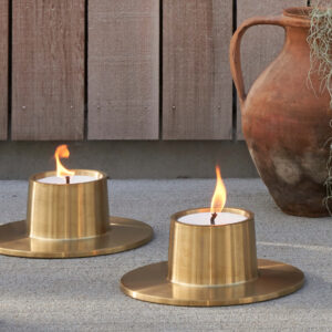 Outdoor candle holders