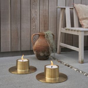 Outdoor candle holders