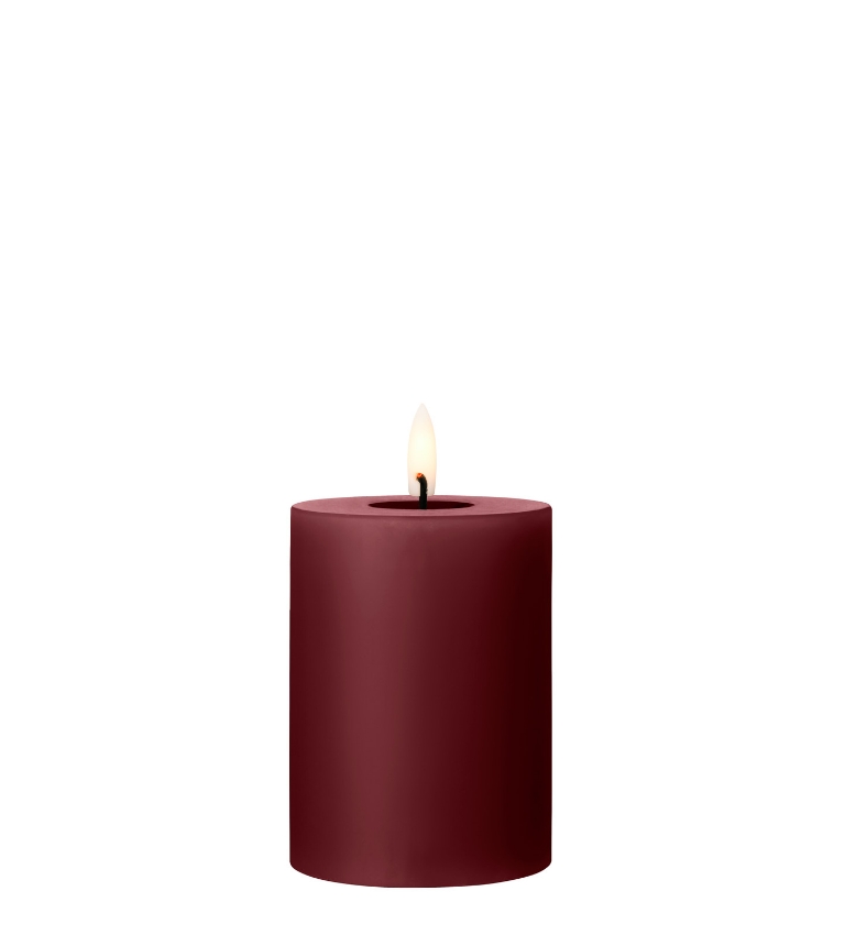 LED bloklys – No. 44/2 | DEEP WINE, 10 cm