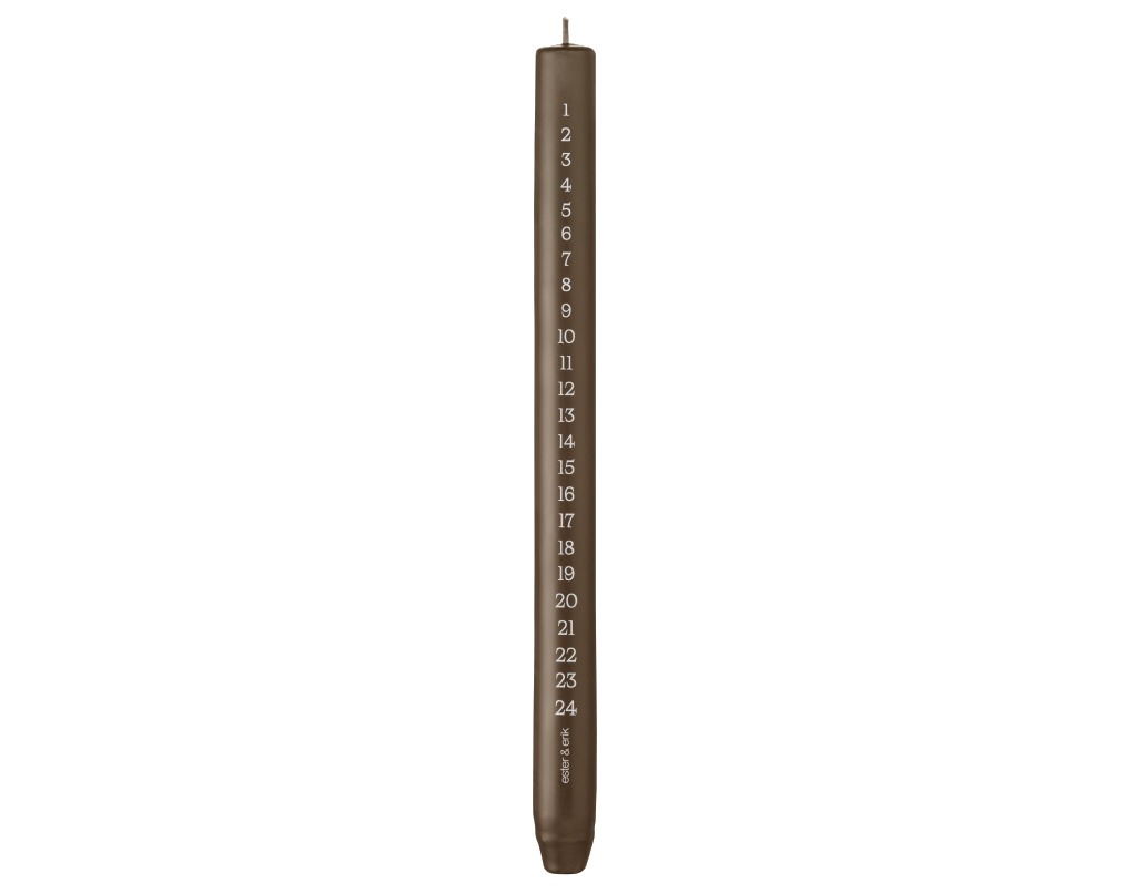 Cylindrical calendar candle - No. 77 | CAVIAR