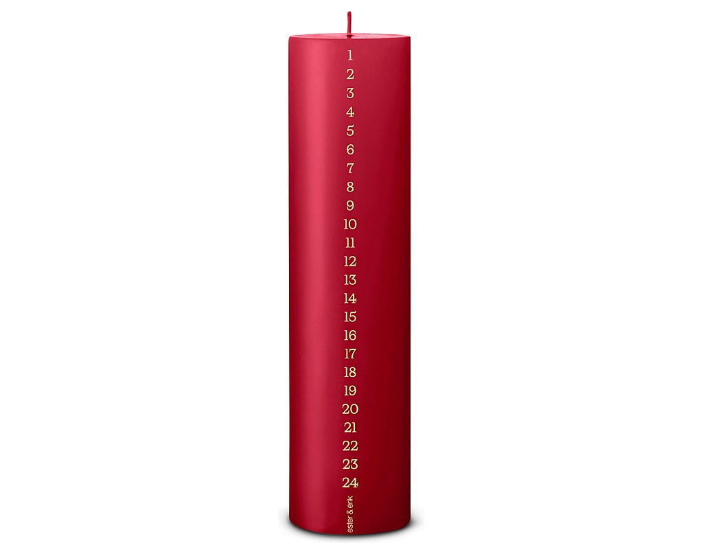 Pillar calendar candle